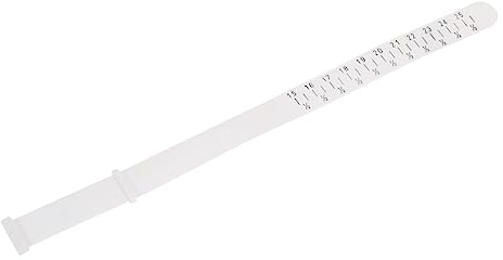 PHENOFICE Herramienta de Medición de Pulseras en Color Claro, 2 Piezas, Medidor Circular Preciso para Tamaño de Pulsera, Adecuado para Joyería y Manualidades
