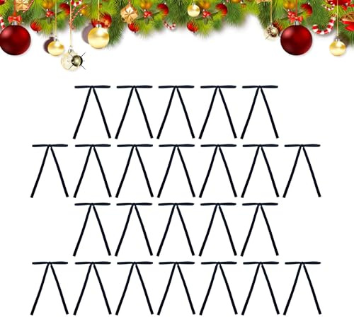 Samt Weihnachtsschleifen Rustikale Weihnachtsband-Deko