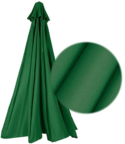 Toldo universal de repuesto para sombrilla de 2,7 m/3 m, parasol de jardín para patio, playa, piscina y mesas de mercado