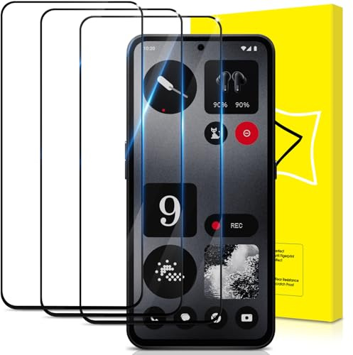 GiiYoon 3 Stück Panzer Schutz Glas für Nothing CMF Phone 1, HD Displayschutzfolie, Volle Abdeckung, 9H Härte, Anti-Kratzen, Anti-Bläschen
