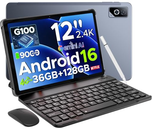 DOOGEE Tab E3 | 11″ FHD+ IPS-Display mit 90 Hz | 32 GB RAM + 256 GB (erweiterbar auf bis zu 2 TB) | 13-MP-Kamera + 5-MP-Kamera | 2 Jahre Garantie | Polar Grau | Ohne Tastatur, Maus und Stift