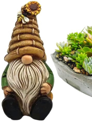 Trädgårdstomtar, Gnome Staty Resin Statyer Gnome
