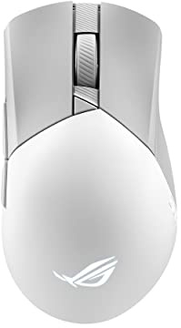 ASUS ROG Gladius III Wireless Aimpoint Gaming Mouse – Right-Handed Ergonomic, 79g, Tri-Mode Connectivity, 36K DPI, up to 119Hr Battery, Hot-Swappable Switches, PC/Mac Support - White