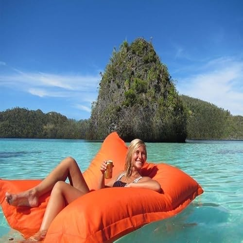 Géant Pouffe Intérieur Piscine Pouf Flottant canapéПри pèze inte Throughout, 140Cm X180Cm, Orange, Piscine flottant h 180 Cm * 140 Cm