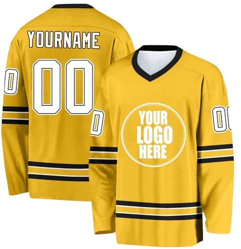 Custom ice Hockey Jerseys Suitable for Men, Women, Teenagers, with Personalised Logos, Team/Number/Personal Name customisation (A8)