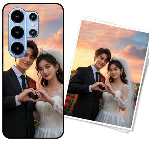 WUACYEAMING Custom Phone Case for Blackview Wave 10 Shockproof, Scratch-Resistant & Anti-Slip Design, Personalised Photo/Text, Slim Soft TPU Protective Cover-Midnight black