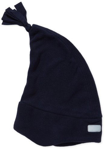 Playshoes Unisex Kinder Fleece-Mütze Wintermütze, Zipfelmütze Marine, 53cm