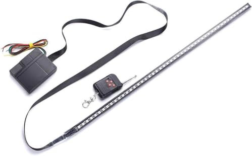 Car Strobe Lighting Strip Kit,Knight Night Rider Light Bar 7 Color 147 Modes 48 LED RGB 22'' Flashing Car Strobe Lighting Strip Kit 12V