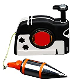 Gonnely Senklot Mit Schnur,Magnetisches Lot Von Rite Mit 4.5 M Langem Automatisch Aufrollendem Kabel,Schnell Stabilisierender Senklot für Dekoration Zimmerei Wandbau