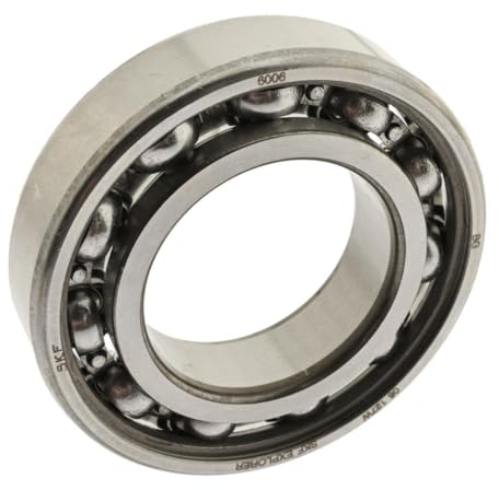 SKF Rillenkugellager, DIN 625, 45 x 85 x 19 mm, Bauform offen Lagertyp: 6209