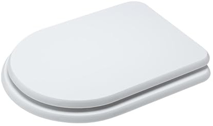 Sedile wc coprivaso Dolomite Clodia, modello compatibile dedicato come originale, cerniere in metallo cromo INCLUSE