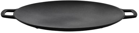 Fiskars Norden Grill Chef Gusseisen-Kochplatte, Grillplatte, Ø 30 cm, Für Grills oder über offener Flamme, 2 Emaille-Schichten, 1066432