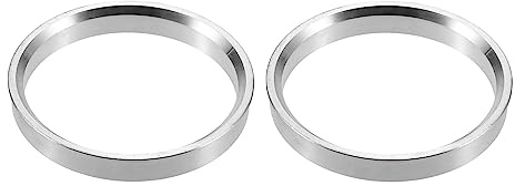 QUARKZMAN 2uds OD 72.6mm a ID 66.1mm Anillos Centrales Aleación Aluminio Cubos Automóviles Anillos de Centrales