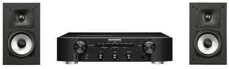 Marantz PM6007 Amplifier, Integrated Amplifier with Digital Connectivity + POLK AUDIO Monitor XT15 High-Resolution Compact Bookshelf Loudspeakers