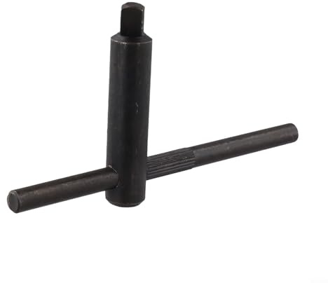 Llave cuadrada para torno de fresado con mango ergonómico en T y diseño antideslizante, adecuada para varios tamaños de torno y portabrocas de fresadora (10 x 10)