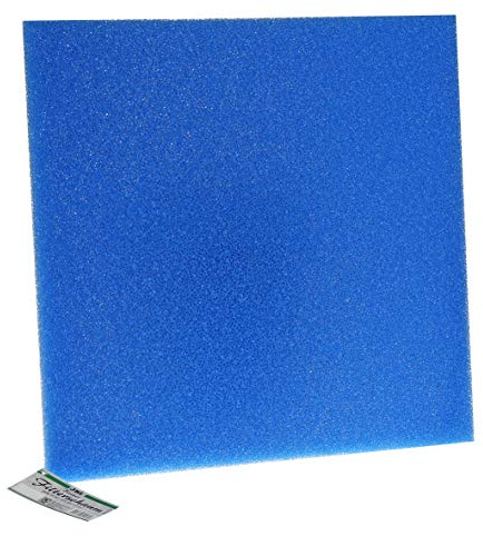 JBL 62565 Schiuma Riutilizzabile per Filtro Acquario Contro Tutte Le torbidità dell'Acqua, Blu Grossolano