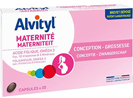 Alvityl - Conception Grossesse - Femmes enceintes et allaitantes - Complément Alimentaire - Acide folique 400 μg - 30 capsules