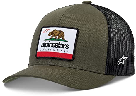 Alpinestars Herren Cali 2.0 Baseball Cap, Military Green/Black, Einheitsgröße EU