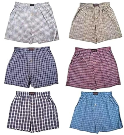 Andrew Scott Men's Cotton Blend Boxer Shorts |Big Man| Sizes S to 6XL - Multi & Bulk Packs
