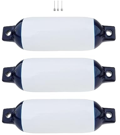 harayaa Bootsfender, Bootsboje, PVC, kältebeständig, aufblasbare Marine-Bootsstoßstange, Yachtfender, Stoßstangen für -Liegeplätze, dämpfende Yachten, 3 Satz Bootsfender