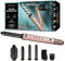 REVAMP Dynamic Radiance Pro Blow Dry 7-in-1 Ionic Rundbürstenföhn – Föhnbürste für schnelles Föhnen und Volumen, einziehbare Rundbürste, Keramik Stylingbürsten mit 6 Aufsätzen und Beauty Tasche