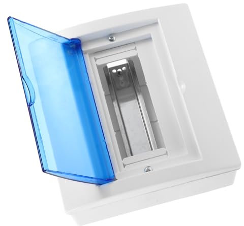 Housoutil Circuit Breaker Protection Box Weatherproof Distribution Box Din Rail for Residential Commercial Use