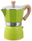 ETZRYSYB Caffettiera in alluminio Moka Espresso Macchina da caffè Filtro Stufa Pot Tazze (Verde)