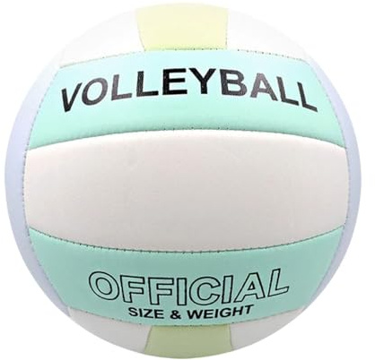 Super mjuk volleyboll officiell storlek 5, vattentät strandvolleyboll, mjuk träningsvolleyboll för utomhus och inomhus, perfekt för pool, strand, gym och sporthallar