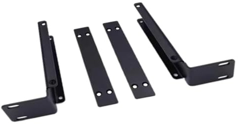 Rack-Montagehalterung for SLX4-Funkempfänger und -Mikrofon, Metallrahmen-Schrankmontagesatz(2 in 1)