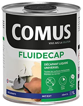 Fluidecap 1L - Décapant Liquide, pour Lasures, Vernis et Peintures