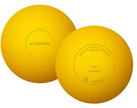 CHAMPRO Unisex-Erwachsene LBNGO Lacrosse Bälle, Gold, Einheitsgröße