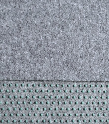 Rasenteppich Kunstrasen 133 cm Breite Farbe hellgrau (600 x 133 cm)