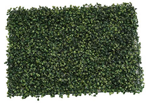 Shiwaki Pannelli per piante in legno di bosso 23.62 x15.75 Piante artificiali verdi Recinzione per siepi Schermo per la privacy Pavimento per prato Parete Arredamento giardino domestico