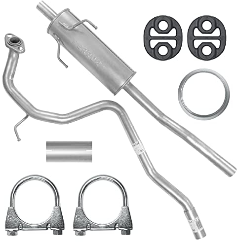 Adamot Mitteltopf Auspuff Mittelschalldämpfer für Toyota Yaris 2 II P9 1.3