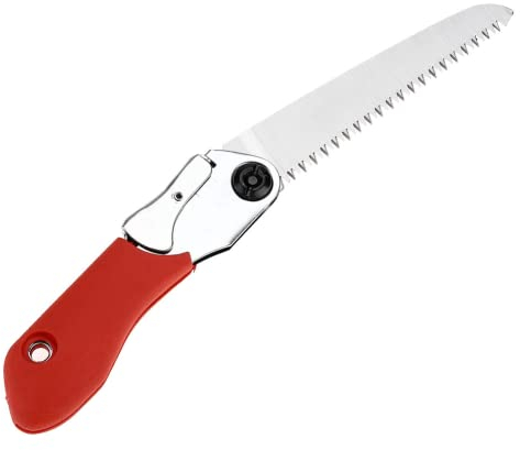 Eujgoov Serrucho de Poda Plegable 130 mm, Sierra de Poda de Sierra Plegable Sierra de Mano de Jardinería de 9 Dientes para Corte de Madera