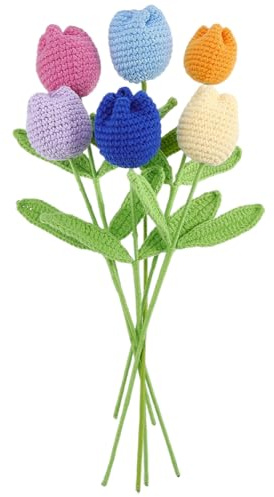 FINGERINSPIRE 6 Pezzi Fiori di Giglio In Feltro Bouquet Artificiale 6 colori Accessori per Ornamenti Floreali In Feltro Riutilizzabili e Pronti per Oli Essenziali Giglio Artificiale Multicolore
