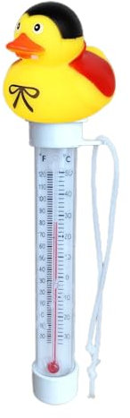 Termometro Da Bagno, Termometro Per Piscina, Termometro Per L'acqua, Termometro A Piscina Galleggiante, Termometro Per Acqua Galleggiante Di Anatra In Gomma, Termometro Piscina Digitale Solare