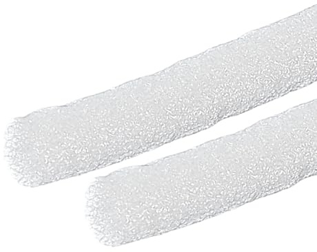 PATIKIL 1/4 Inch x 49 Feet Backer Rod for Gaps and Joints, 2 Roll Foam Rope Caulk Crack Joint Filler Roll Seal Weather Strip for Home Construction Car, White
