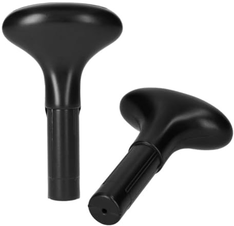 Garvee Poignée en T Ergonomique en PVC pour Rame de Kayak et canoë - Design courbé pour Sup - Installation Facile & Conversion en Rame Unique - Accessoire Essentiel de Sports Nautiques - Couleur Noir