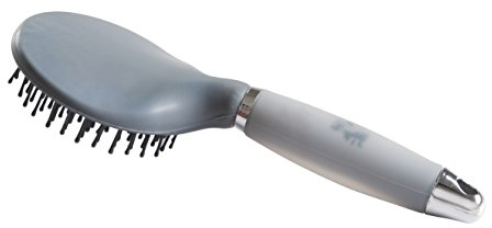 Hippo-Tonic 700058 Gel Haarbürste, Unisex, Erwachsene, Grau, 23 x 10 cm