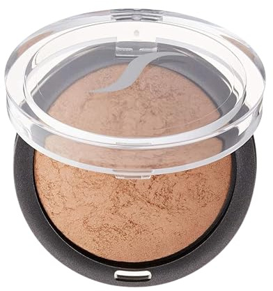 Sorme Cosmetics Baked Bronzer in Warmth (0.2oz)| With Skin-Revitalizing Vitamin E and Botanical Extracts | Versatile Wet/Dry Powder Bronzer with Shimmer Finish | For Dewy and Sun-Kissed Skin