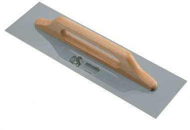 Ausonia - Frattazzo per stucco 48X12 lama acciaio inox manico legno