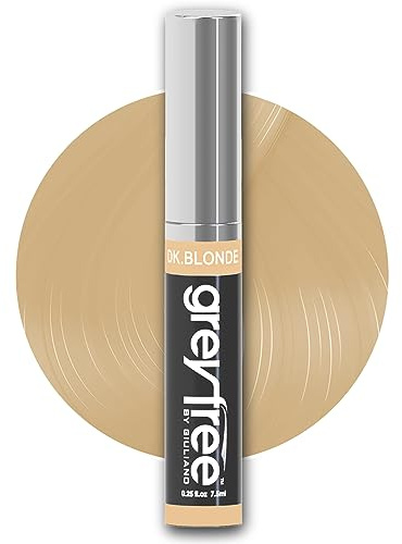 Greyfree Root Touch-Up Hair Mascara Temporary Gray Roots Concealer (DARK BLONDE)