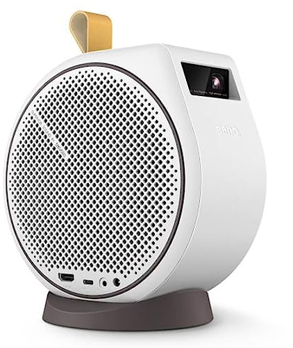 BenQ GV30 Videoproiettore portatile da camera | Altoparlante Bluetooth | Angolo di proiezione a 135°