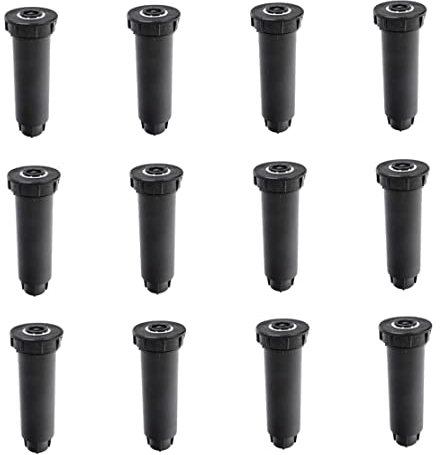 Sprinklers de jardin, arrosage pop-up têtes de jardin buse de jardin pelouse enterrée arrosage de la tête de gicleurs 12pcs