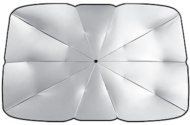 Parasol Coche Delantero para Mercedes Benz M Class ML W163 W164 W166 320 350 400 500 AMG 55 63, Parasol Delantero Coche, Coche Sol Sombra, Parasol de Parabrisas Delantero,Parasol Plegable,140 * 79CM