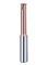 Tungsten Carbide Single Tooth Spiral Milling Cutter 3 Flutes 4 Blades CNC Tool Thread End Mill Router Bits M3 M4 M5 M6 M8 M10(M6X1)