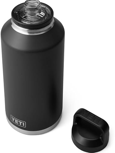 YETI Rambler Flasche Mit Chug-Verschluss, Black, 64 oz (1,9 L)