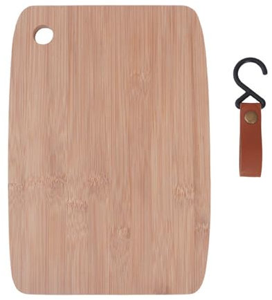 LIbgiubhy Outdoor Lebensmittel Schneidebrett Bambusholz Obst Gemüse Schneidebrett Picknicks Servierbrett Camping Kochbedarf