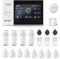 XNH GSM + WLAN Alarmanlage Haus mit 4.3'' Touch Screen, Smart Komplettsysteme mit APP, Sicherheit, Einbrecher System für Haus, 21 Stück - Tür- und Fenstersensoren, Bewegungsmeldern, Fernbedienungen